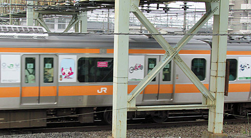 東京オリンピックラッピング電車