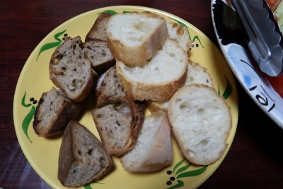 フランスパンとくるみのパン