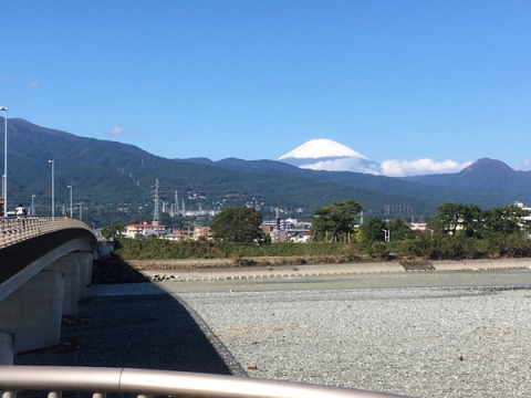富士見大橋から見た富士山