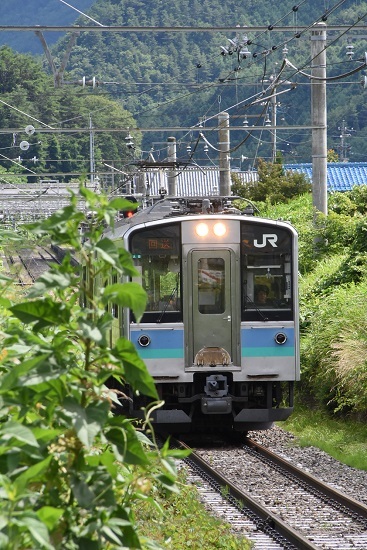 2019年7月27日　辰野線にてE127系回送