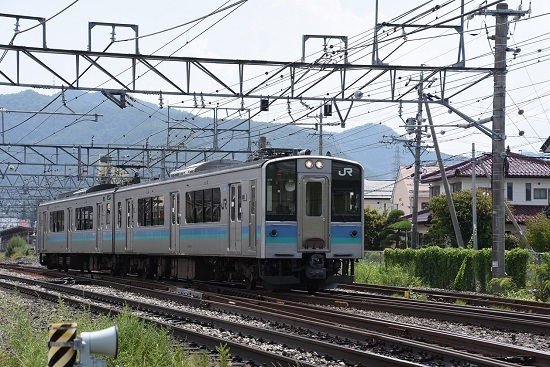 2019年8月3日　辰野線E127系松本への回送