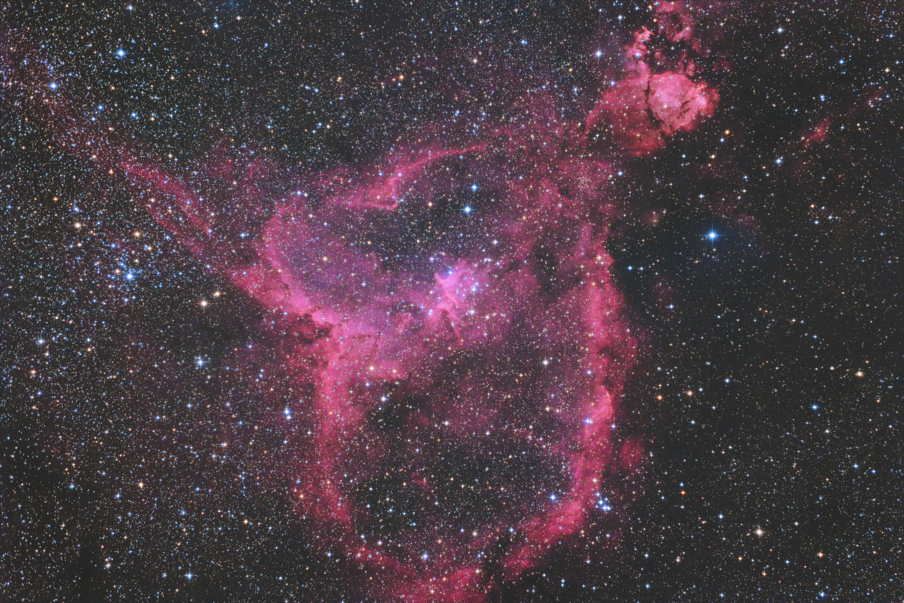 【星雲】IC1805 ハート星雲