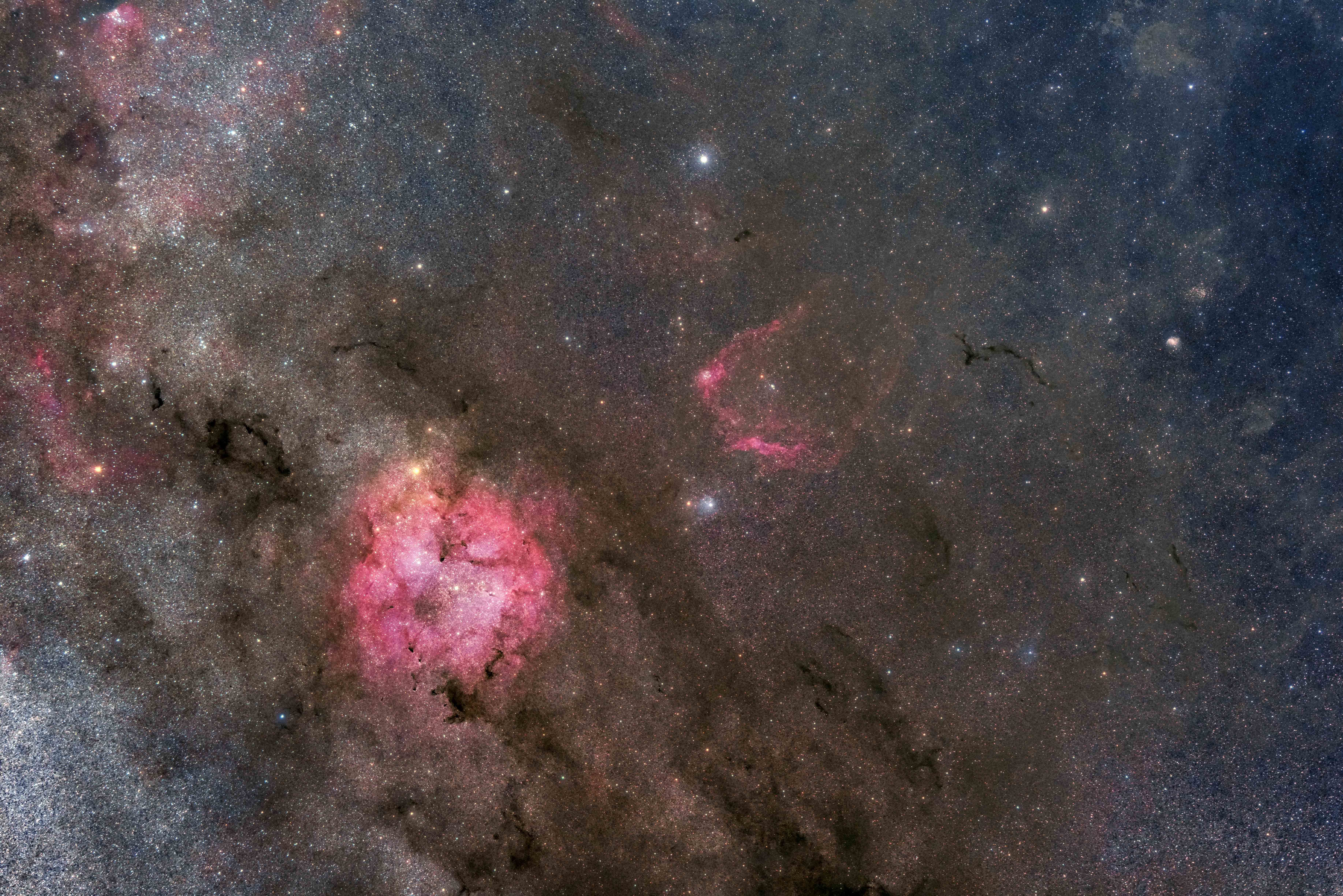 IC1396とsh2-129～分子雲大爆発～ - 天体写真