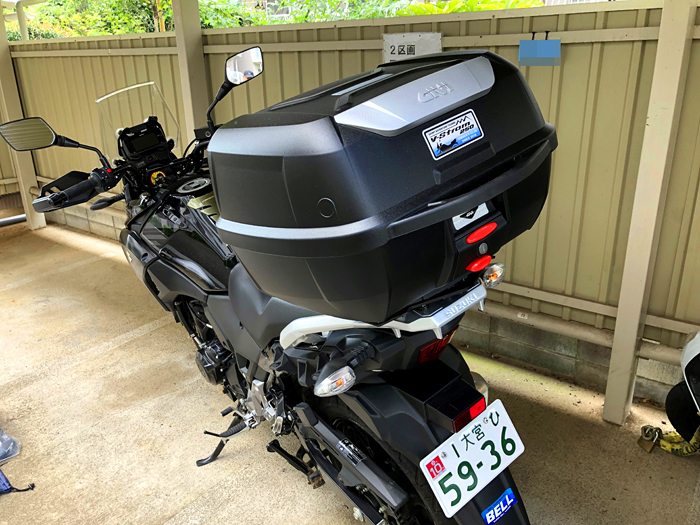 キジマ (kijima)バイク バイクパーツ リアキャリアボックスベース ガンメタ Vストローム250 SUZUKI 210-248 