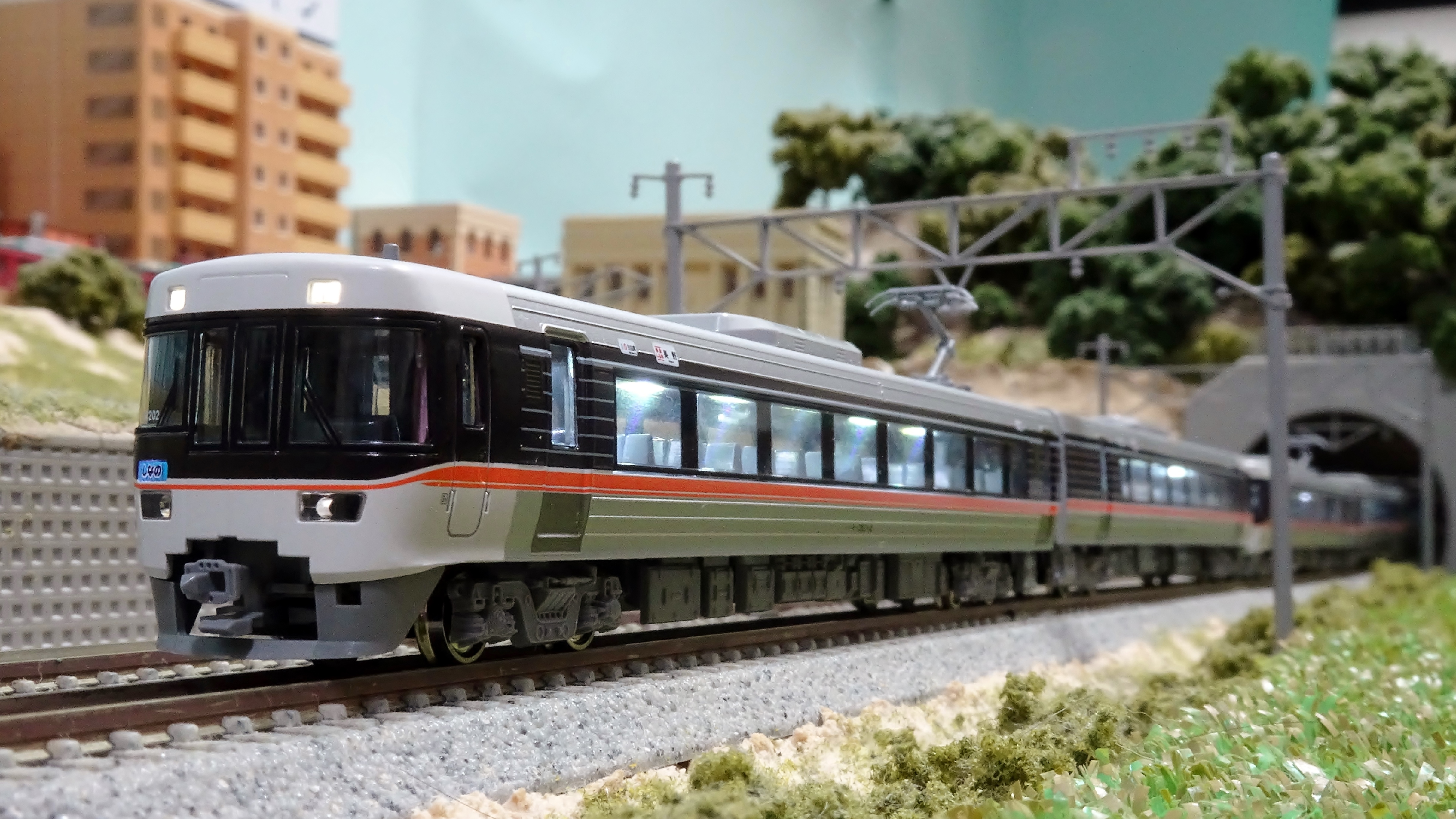 383系「ワイドビューしなの」の編成 - ビスタ模型鉄道（エヌゲージ日記）
