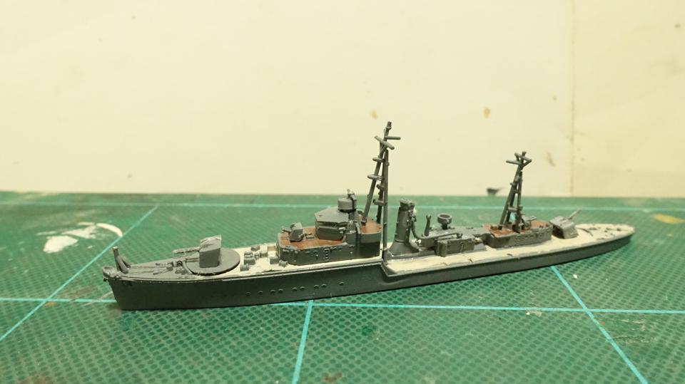 タミヤの1/700 ウォーターラインシリーズ No.408 日本海軍駆逐艦 敷波 その４