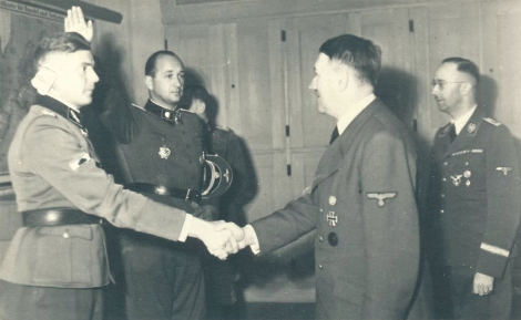 Heinz Harmel_Adolf Hitler _Otto Baum